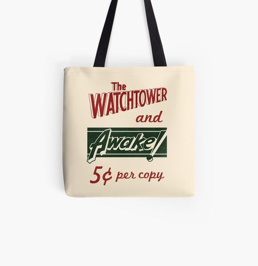WATCHTOWER & AWAKE! VINTAGE MESSENGER BAG Bag