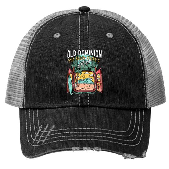Old Dominion Band No Bad Vibes Tour 2023 Trucker Hats Old Dominion Tour Merch, No Bad Vibes Tour Trucker Hats