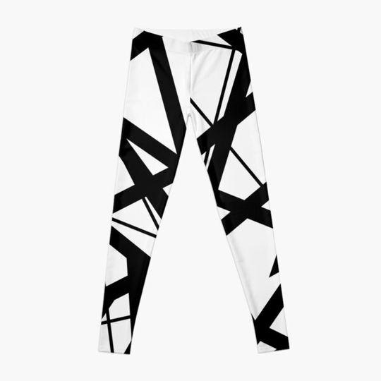 EVH: authentic Black & WS design (pure white) Leggings