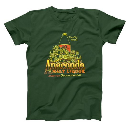 Anaconda Malt Liquor - 40oz Beer - funny retro black dynamite hip hop tee - XS-6X - Soft Adult Unisex T-shirt