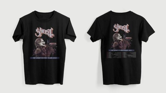Ghost Band Shirt Re-Imperatour USA 2023 Shirts Ghost Band Tour 2023 T-shirt