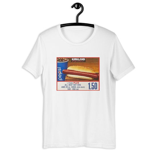 1.50 Costco Hot Dog & Soda Combo Tee