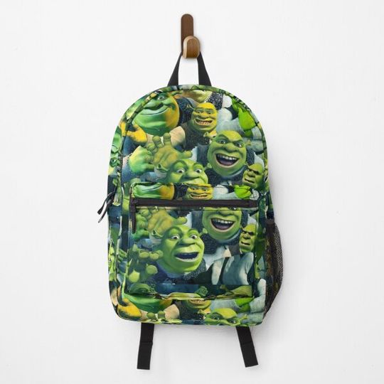 Shrek collage poster design 2022 Backpack