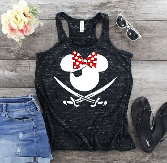 Pirate Mickey and Minnie Disney Cruise Tank/Disney Cruise Tank