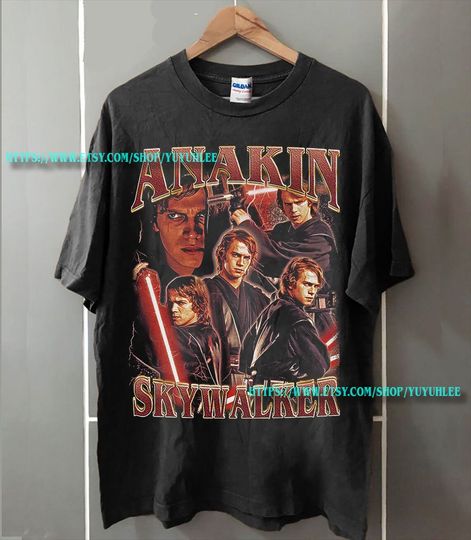 Anakin Skywalker Vintage Unisex Shirt, Vintage Anakin Skywalker TShirt