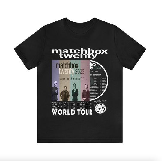 Matchbox Twenty Music Shirt, Vintage Matchbox Twenty Summer 2023 Tour
