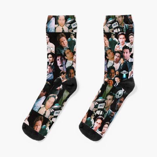Mulder collage Socks