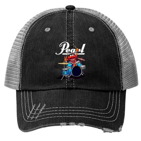 The Muppet Show Animal Playing Pearl Drums Trucker Hats