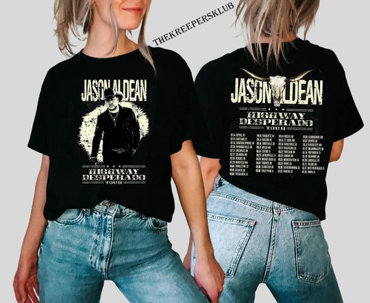 Jason Aldean Shirt, Highway Desperado Tour 2023 Shirt