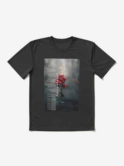 Policy of truth Depeche Mode album Violator Red rose | Active T-Shirt