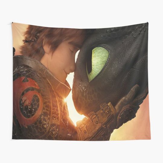 How to Train Your Dragon 3 Tapestry