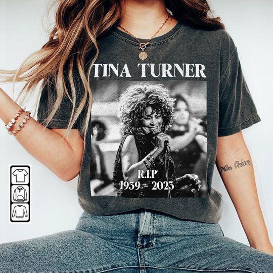 Tina Turner Music Shirt, RIP 1939-2023 Retro Vintage Shirt