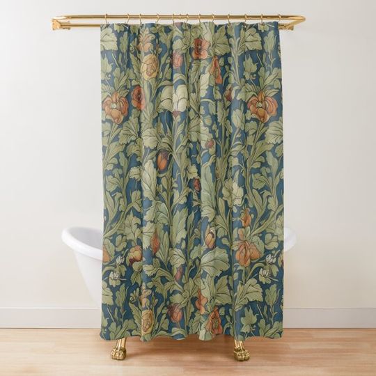 William Morris Art Shower Curtain