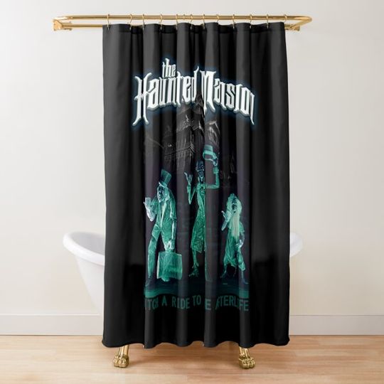 the haunted mansion Shower Curtain