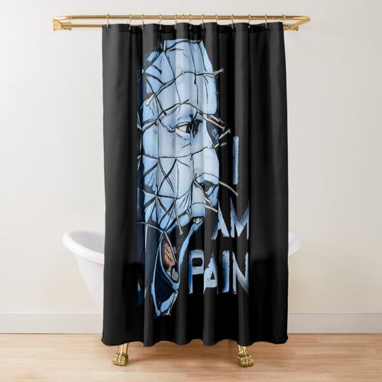 Funny Man Hellraiser Gifts Movie Fans Shower Curtain
