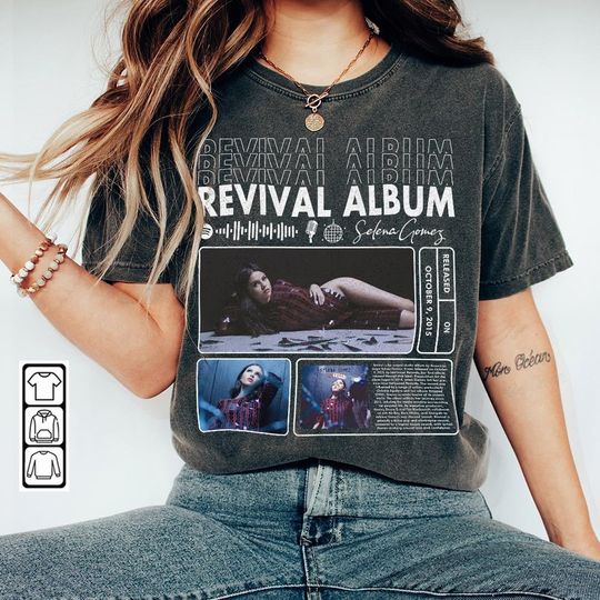 Selena Gomez Music Shirt, Revival Album Shirt, Selena Gomez Concert Shirt