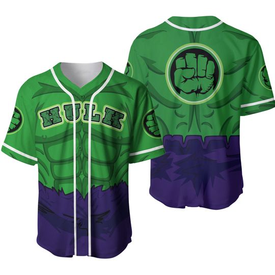 Hulk Marvel studio baseball jersey shirt - Jersey baseball -