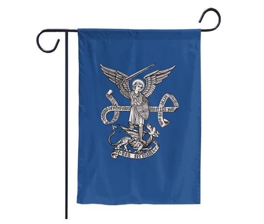 St Michael Archangel Catholic Angel Defend Us Garden Flag