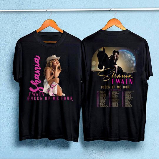 Shania Twain Queen of Me Tour 2023 Shirt, Shania Twain Tour 2023 T Shirt