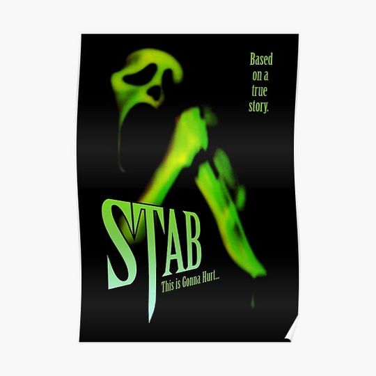 Stab (from the Scream movie) Premium Matte Vertical Poster