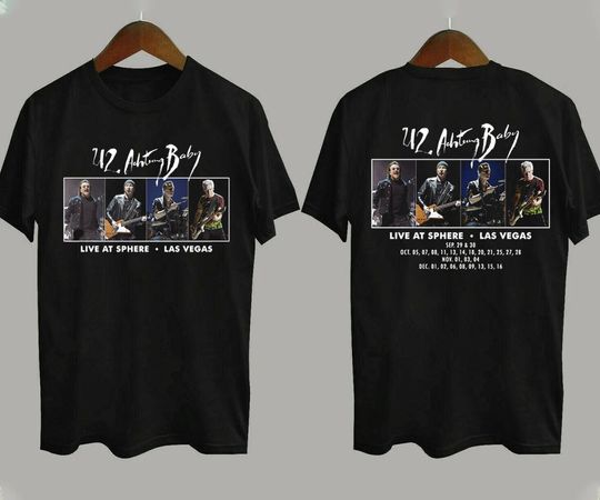 U2 Achtung Baby Live at Sphere Las Vegas Tour 2023 T-Shirt