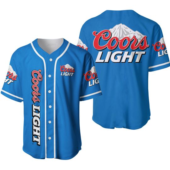 CCOORS Light Baseball Jersey, Beer Lovers Shirt, CCOORS Light