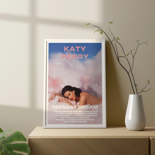 Katy Perry - Teenage Dream Album Poster, Love Tour 2023 Poster