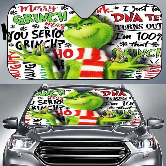 The funny character Christmas Auto Sun Shade, funny character Car Sun Shade, Disney Car Accessories