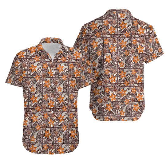 Moana Summer Hawaiian Shirt, Disneyland Beach Vacation Hawaii Shirt