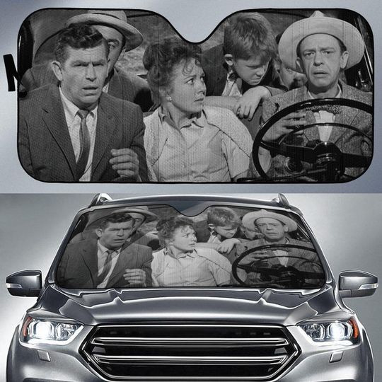 The Andy Griffith Show Auto Sun Shade Car Windshield Window 3D All Over Print