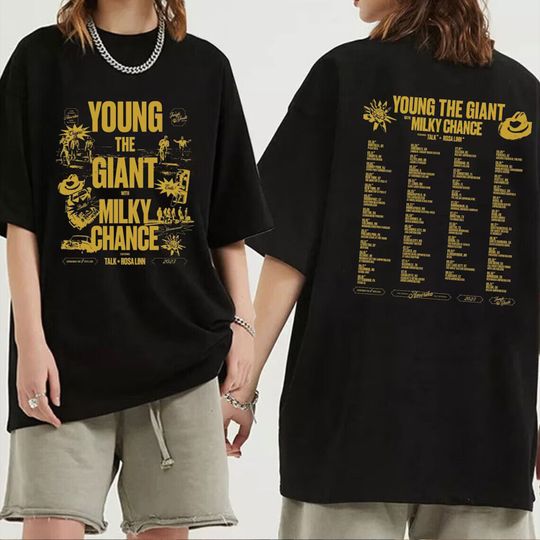 Young the Giant & Milky Chance 2023 Tour Shirt, Young the Giant Band Fan Shirt
