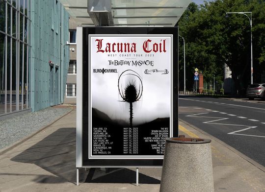 Lacuna Coil Is Coming Back To The US With 2023 Tour Poster