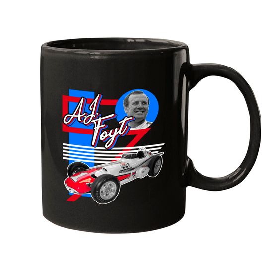 AJ Foyt ))(( Indy Car Racing Legend Tribute Mugs