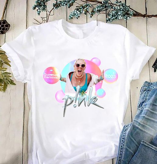 Pink On Tour Shirt, P!nk Summer Carnival 2023 Festival Tour Tshirt
