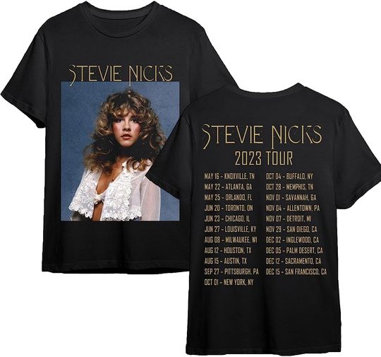 2023 Tour Stevie Nicks T-Shirt, Stevie Nicks Shirt, Stevie Nicks 2023 North American Tour Shirt