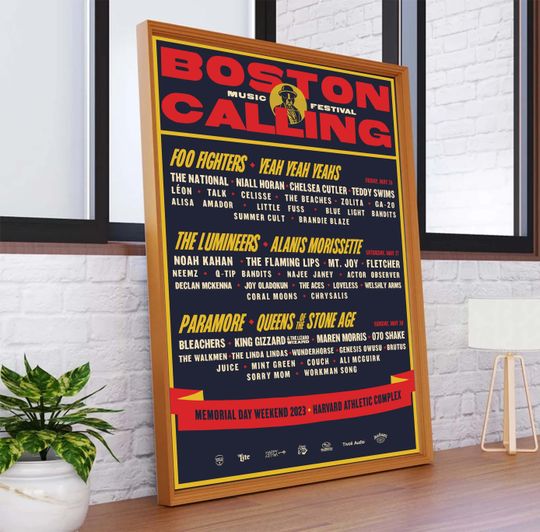 Boston Calling  2023 Poster