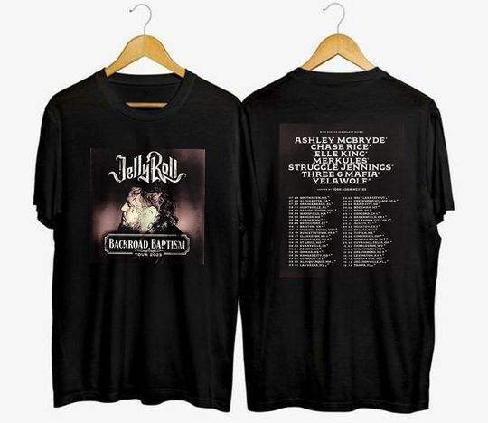 Jelly Roll Tour 2023 Shirt, Jelly Roll Tour Shirt, Country Music Shirt,Gift for Fan,Unisex T-Shirt