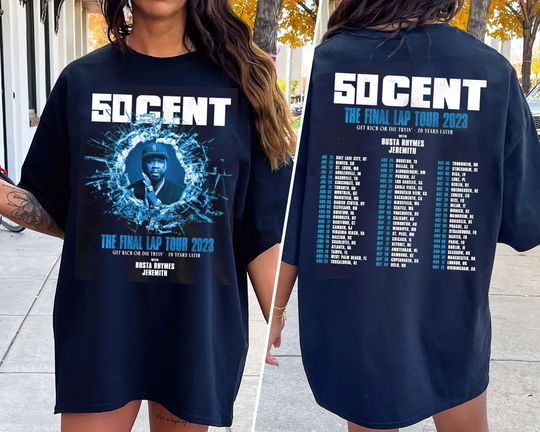 50Cent The Final Lap Tour 2023 Shirt, 50Cent Fan Shirt