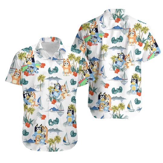 BlueyDad Hawaiian Shirt, BlueyDad Shirt, BlueyDad Dad Shirt