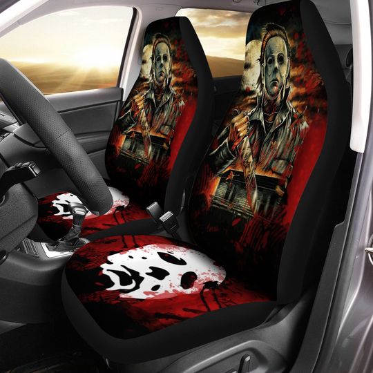 Michael Myers Themed Universal Fit Car Seat Cover, Universal Fit
