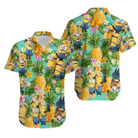 Minions Tropical Hawaiian Shirt