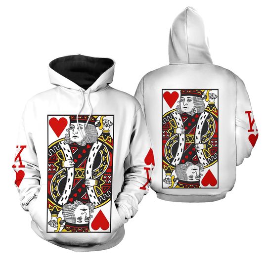 Playing Cards 3D Hoodies