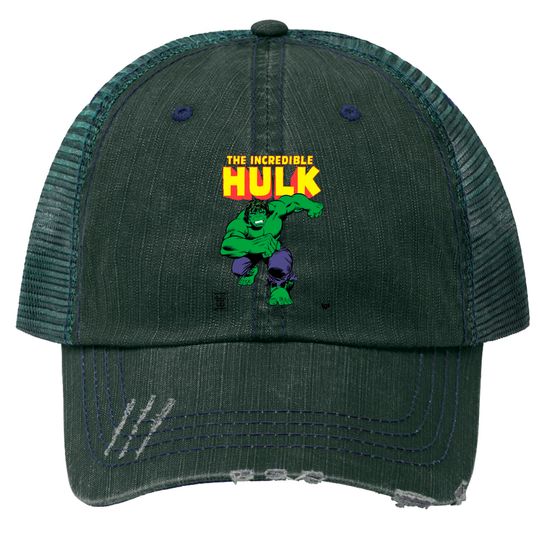 Hulk Trucker Hats, Vintage The Incredible Hulk Trucker Hats, Marvel Trucker Hats