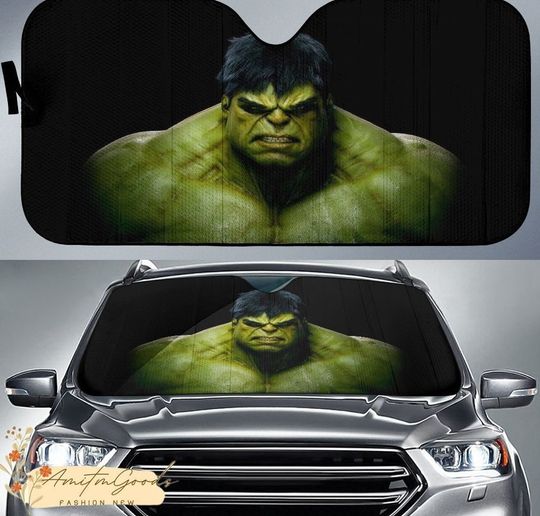 Incredible Hulk Car Auto Sun Shades, Car Accessories, Car Windshield SunShade