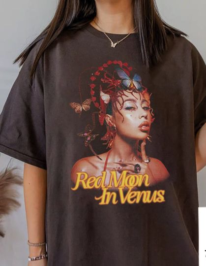 Red Moon In Venus Shirt, Kali Uchis Shirt, Kali Uchis Red Moon In Venus Tour