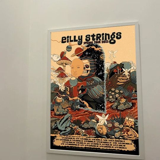 Billy Strings Spring Tour 2023 Poster