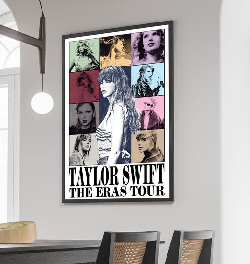Taylor Eras Tour Poster, Taylor Vintage Art