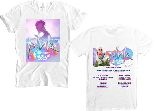 P!nk Pink Summer Carnival Tour 2023 Shirt, Summer Carnival Tour Tee Shirt,  Pink Tour Shirt