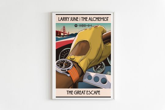 Larry June, The Alchemist - The Great Escape Album Poster / Album Cover Poster