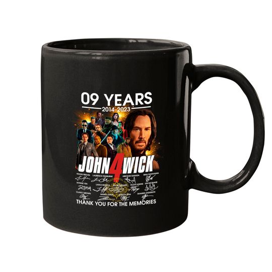 John Wick Mugs, Limited John Wick 4 Mugs, John Wick 2023 Mugs, Keanu Reeves Mugs